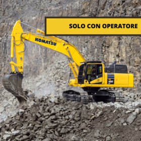 Noleggio KOMATSU PC490 SOLO CON OPERATORE