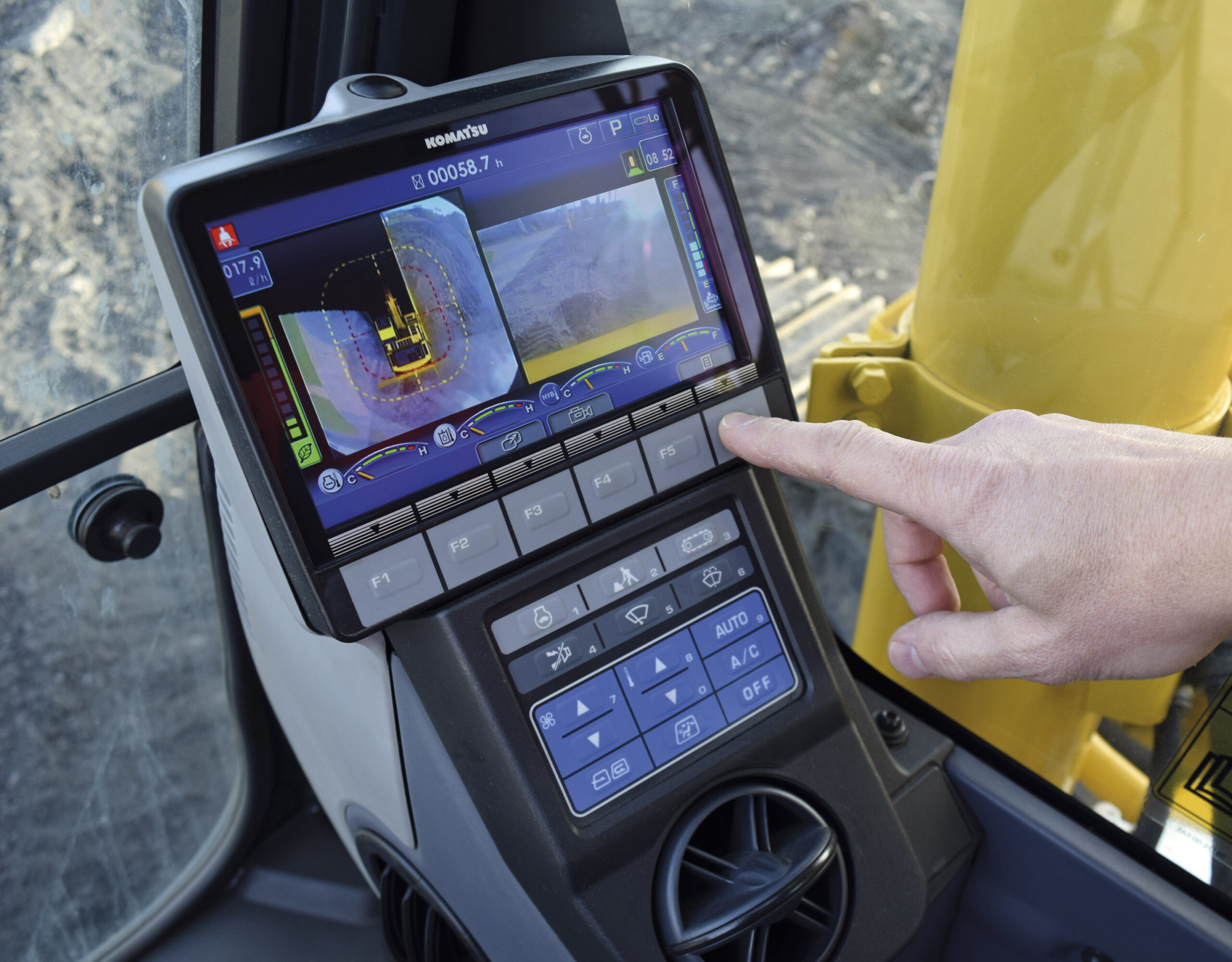 komvision komatsu Monitor