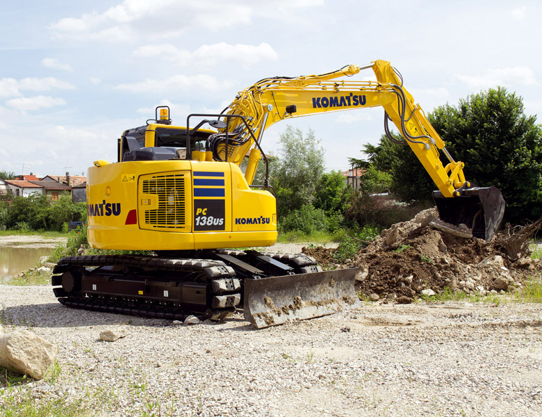 noleggio escavatore roma PC138 Komatsu