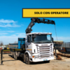 Camion Scania CV R 500 con Gru